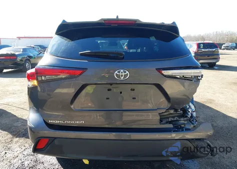 2022 Toyota Highlander Xle from USA, damaged, VIN 5TDGZRBH5NS239737